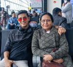 Kiran Dutta with Mother